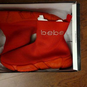 Bebe red sneakers